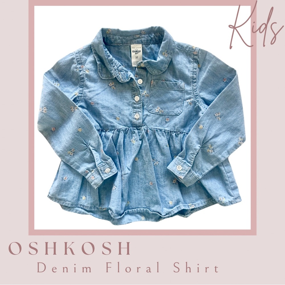 2 for $10 OshKosh B'gosh Blue Button Down Shirt